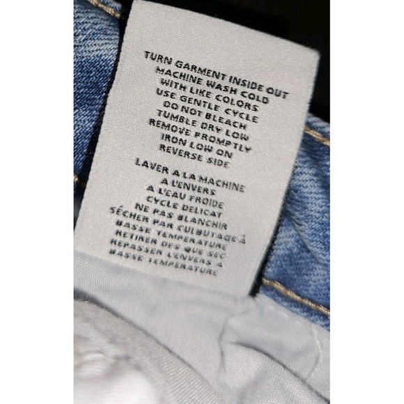 Oat New York Womens 2/26 Cropped Wide Leg High Rise Medium Wash Jeans - Picture 5 of 5